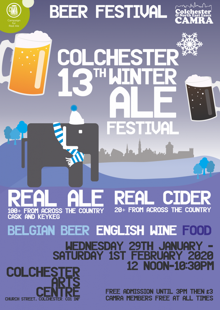 It’s only the 13th Colchester Winter Ale Festival… Colchester Beer